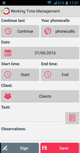 Working Hours Management screenshot 6