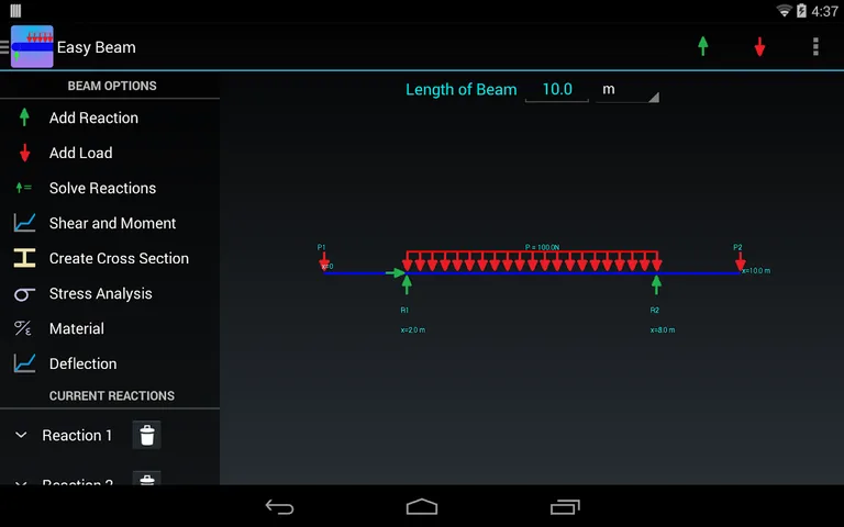 Easy Beam Analysis screenshot 12