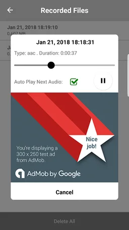 Voice Activated Recorder screenshot 4