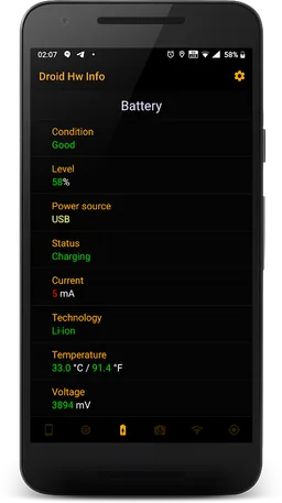 Droid Hw Info Free screenshot 1