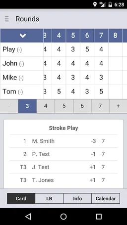 BlueGolf Rounds screenshot 3