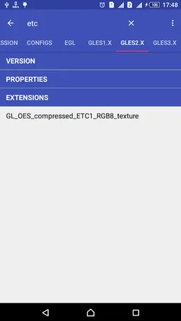 Simple OpenGL-ES Info screenshot 4