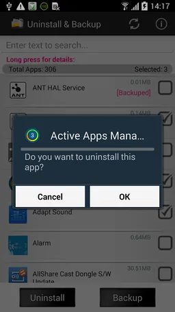 Uninstall Master - App Backup screenshot 3