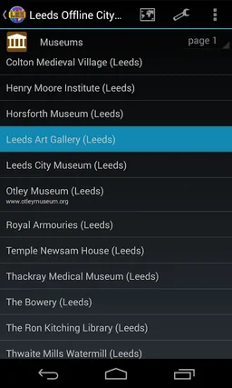 Leeds Offline City Map screenshot 16