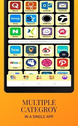 All option social media app and Browser screenshot 7