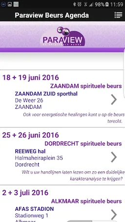 Paraview Event Calendar screenshot 14