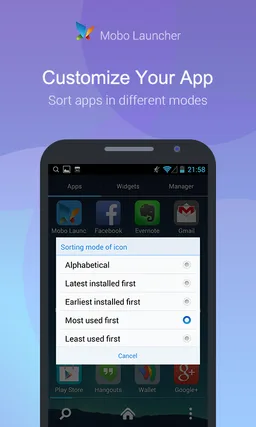 91 Launcher- Smooth, Smart screenshot 3