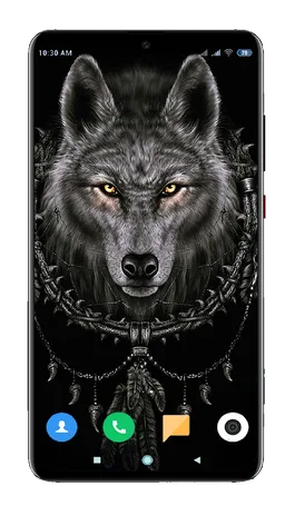 Wolf Wallpaper 4K screenshot 1