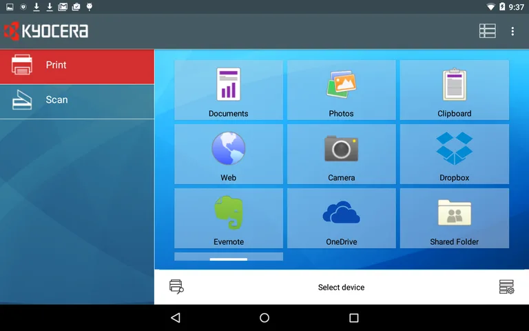 KYOCERA Mobile Print screenshot 1