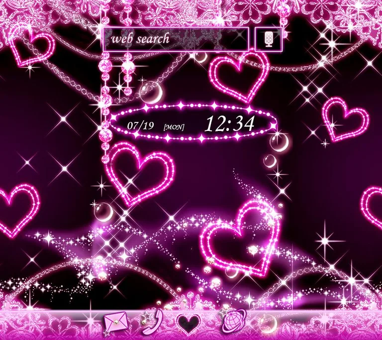 Fantasy Wallpaper Cosmo Heart Theme screenshot 2