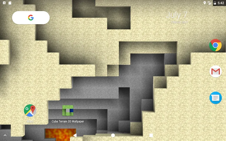 Cube Terrain 3D Live Wallpaper screenshot 9
