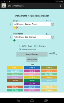 Paris Metro Route Planner screenshot 11
