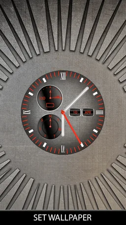 Live Clock Wallpaper Designs screenshot 2