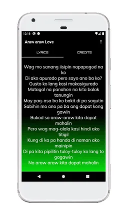 Araw araw Love Lyrics screenshot 2