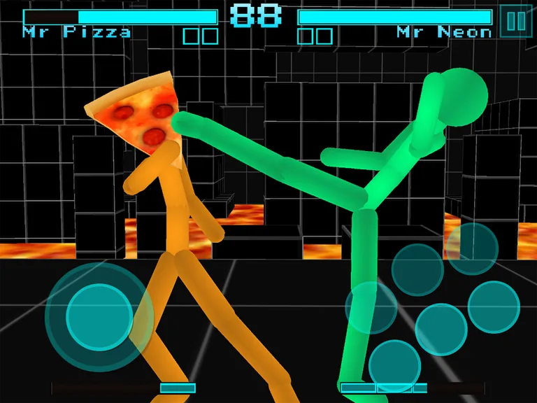 Stickman Fighting Neon Warrior screenshot 10