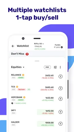 Finity : Stocks Direct MF ETF screenshot 2
