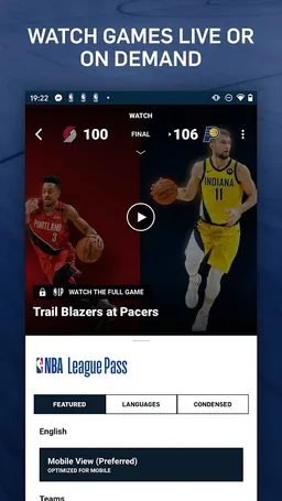NBA: Live Games & Scores screenshot 8