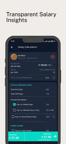 Employee Attendance GPS App screenshot 8