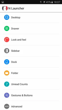 N Launcher Prime key screenshot 4