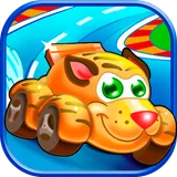 Kids race racing for kids icon