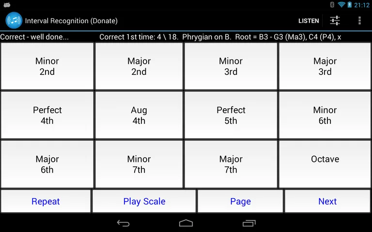 Interval Recognition (Donate) screenshot 14