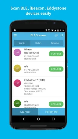 BLE Scanner (Scan, Connect, Find Lost BLE Devices) screenshot 1