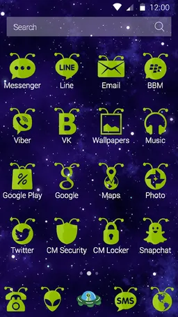 Space Aliens UFO Theme screenshot 3