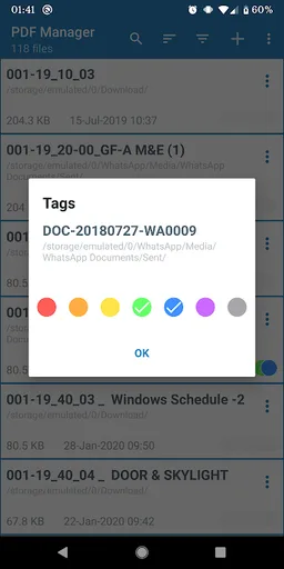 PDF Manager screenshot 1