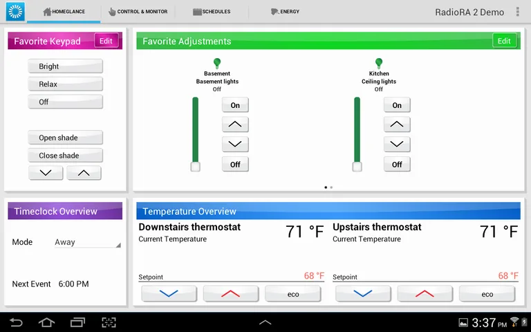 Lutron Home+ LEGACY screenshot 1