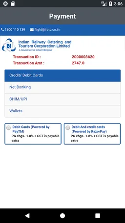 IRCTC AIR screenshot 7