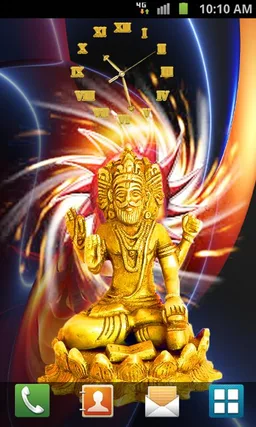 God Brahma Clock LWP screenshot 8