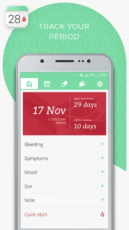 Easy Period Calendar ovulation screenshot 2