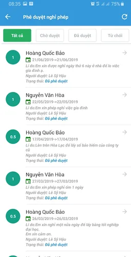 HRM VNPT screenshot 2