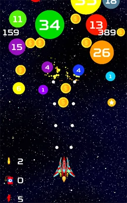 Ball Blast - Space Fire Balls Shooter screenshot 1