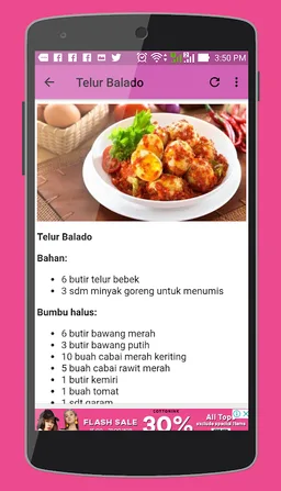 Aneka Resep Olahan Telur screenshot 3