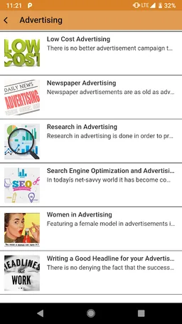 Advertising screenshot 2