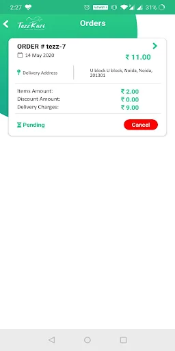 Tezzkart - Delivery App, Onlin screenshot 5
