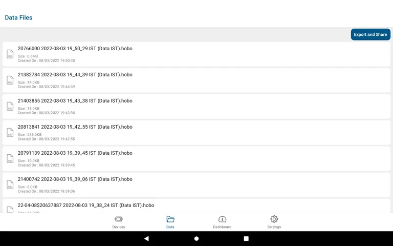 HOBOconnect screenshot 4