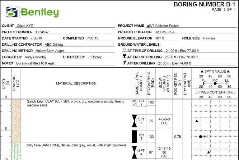 gINT Collector screenshot 2