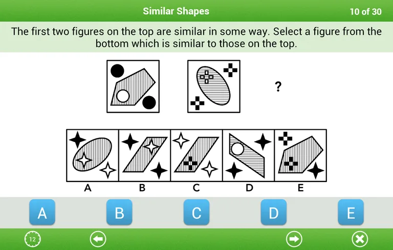 11+ Non-verbal Reasoning Lite screenshot 16