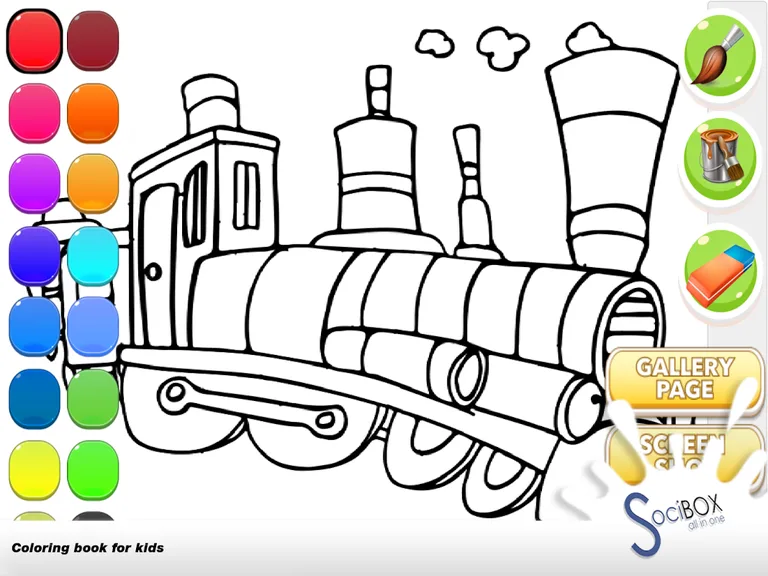 train coloring screenshot 14