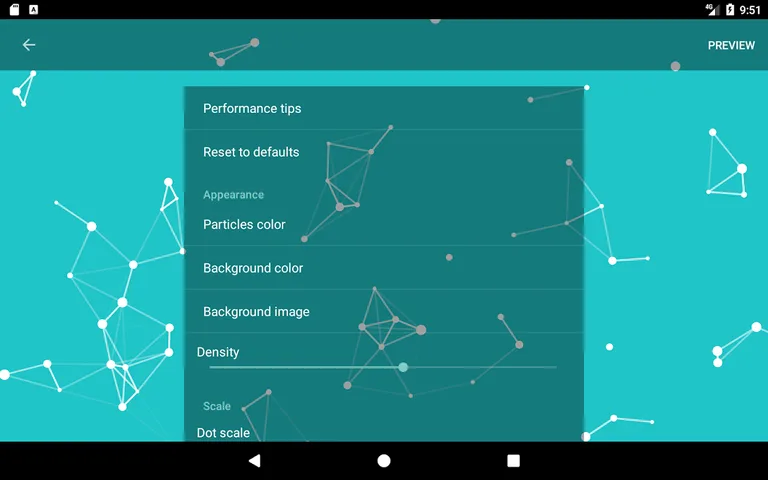 Particle Constellations Live W screenshot 6