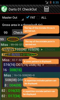 Darts 01 Checkout screenshot 2