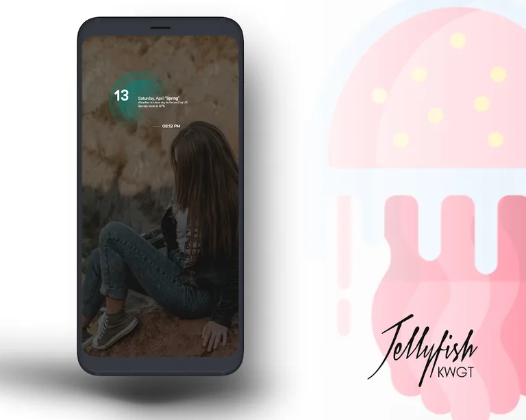 Jellyfish KWGT screenshot 2