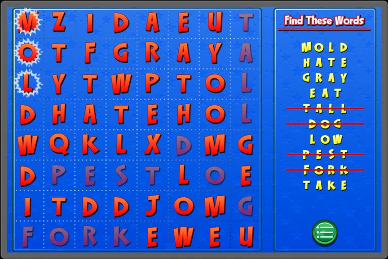 Word Search For Kids 2 FREE screenshot 4