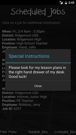 SubAlert for Frontline Ed screenshot 8