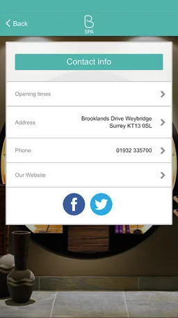 BSpa at Brooklands Hotel screenshot 5