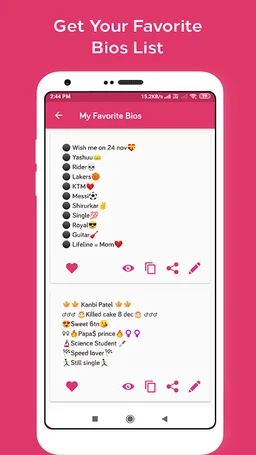 Bios Idea - Inst Profile Quote screenshot 7