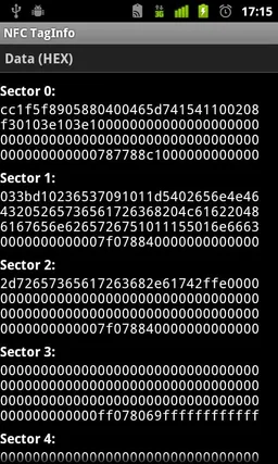 NFC TagInfo screenshot 6