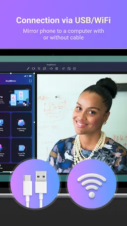 AnyMirror: Mirror Screen to PC screenshot 3